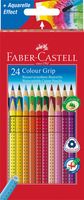 Faber Castell FC-112424 Kleurpotlood Faber-Castell GRIP Kartonnen Etui A 24 Stuks