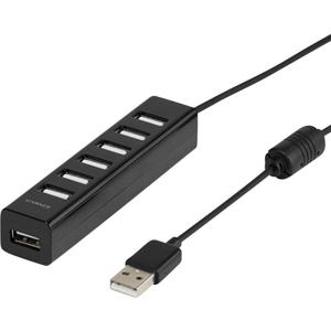 Vivanco 36661 interface hub USB 2.0 480 Mbit/s Zwart