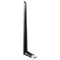 D-Link DWA-172 High-Gain Wi-Fi AC600 USB 2.0 draadloze adapter met externe antenne, zwart