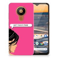 Nokia 5.3 Silicone-hoesje Woman Don't Touch My Phone