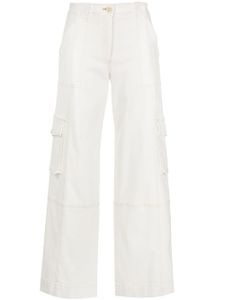 TWP pantalon ample à poches cargo - Blanc