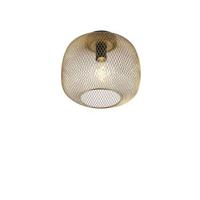 QAZQA Moderne zwart met gouden plafondlamp - Bliss Mesh - thumbnail