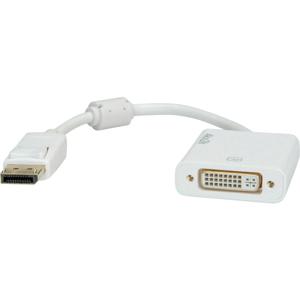 ROLINE 12.03.3136 video kabel adapter 0,15 m DisplayPort DVI-D Wit