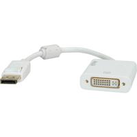 ROLINE 12.03.3136 video kabel adapter 0,15 m DisplayPort DVI-D Wit - thumbnail