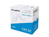 lanberg Coil Cat.5e UTP 305m Solid Black CCA