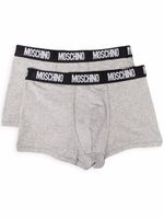 Moschino lot de boxers à taille à logo - Gris