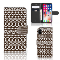 Apple iPhone X | Xs Telefoon Hoesje Aztec Brown