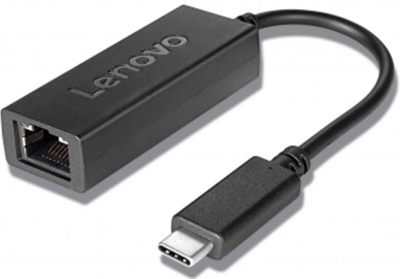 Lenovo GX90M41965 kabeladapter/verloopstukje USB-C RJ-45 Zwart