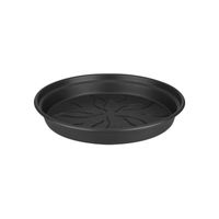 Elho green basics saucer 53 living black - thumbnail