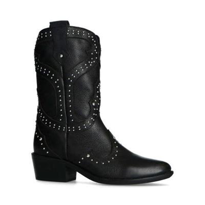 Sacha leren cowboylaarzen met studs zwart Sacha leren cowboylaarzen met studs zwart