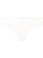 Gilda & Pearl string Rita en dentelle - Blanc