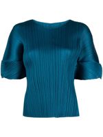 Pleats Please Issey Miyake cardigan plissé Monthly Colors August - Bleu