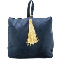 Mars & More Deurstopper - fluweel - navy - 18 cm