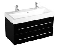 Saniclear Sunrise badmeubel 100cm zwart