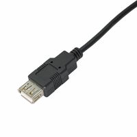 Akyga USB-kabel USB-A stekker, USB-A bus 3.00 m Zwart AK-USB-19 - thumbnail