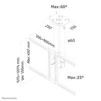 Neomounts Plafondsteun PLASMA-C100 bevestiging - thumbnail