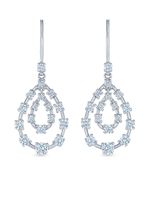 KWIAT boucles d'oreilles Starry Night en or blanc 18ct ornées de diamants - Argent