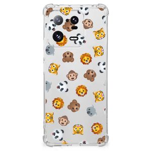 Doorzichtige Silicone Hoesje voor Xiaomi 13 Pro Dieren Emojis