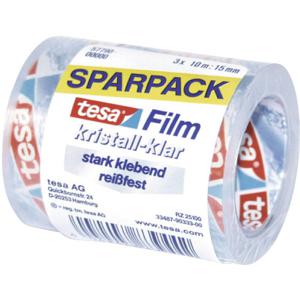 tesa 57790-00000-01 tesafilm Kristalhelder Transparant (l x b) 10 m x 15 mm 3 stuk(s)