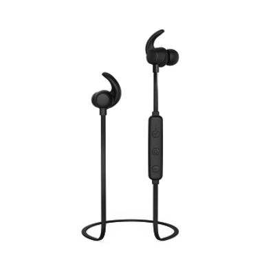 Thomson WEAR7208BK In Ear oordopjes Sport Bluetooth Zwart Noise Cancelling Headset, Volumeregeling