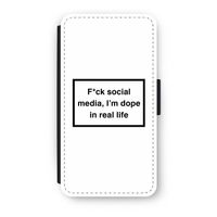 I'm dope: iPhone X Flip Hoesje