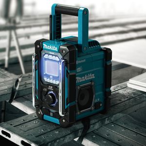 Makita DMR301 radio Draagbaar Digitaal Zwart, Blauwgroen