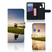 Xiaomi Redmi Note 8T Telefoonhoesje met Pasjes Koe