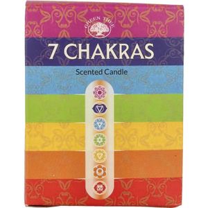 Green Tree Geurkaars 7 chakra (210 gr)