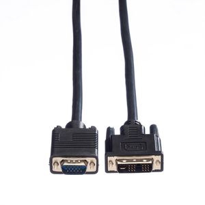 VALUE Monitorkabel DVI (12+5) / VGA M/M 3.0m