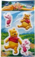 Disney 3D stickers Winnie the Pooh geel/roze/rood 3-delig
