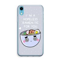 I'm A Hopeless Ramen-Tic For You: iPhone XR Transparant Hoesje - thumbnail