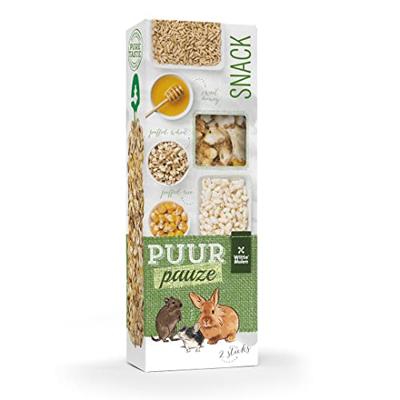 Witte Molen Puur pauze sticks gepofte rijst & honing 110 gram