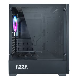 AZZA Apollo 430 tower behuizing 2x USB-A 3.2 (5 Gbit/s), 2x Audio, Window-kit