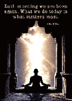 Ansichtkaarten Each Morning we are Born..