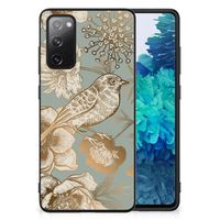 Bloemen Hoesje voor Samsung Galaxy S20 FE Vintage Bird Flowers