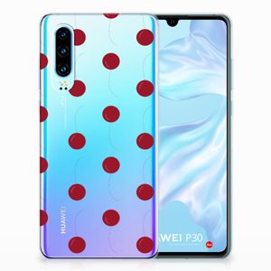 Huawei P30 Siliconen Case Cherries