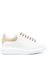 Alexander McQueen Oversized leather sneakers - Blanc