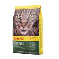 JOSERA NatureCat Kattenvoer met gevogelte- en zalmeiwitten, 1 x 400 g, super premium droogvoer voor volwassen katten, 1 stuk verpakt