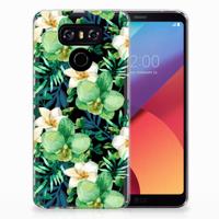 LG G6 TPU Case Orchidee Groen
