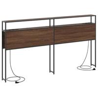 vidaXL Opberg Hoofdbord voor de slaapkamer - Modern, met USB en handig ontwerp