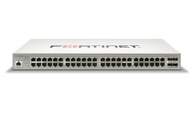 Fortinet Btbr48 | Fs-248e-poe | Fortiswitch-248e-poe L2/L3 PoE switch + waarbij 48 x GE RJ45 poorten (24) compatibel met PoE +, 4 x 1 GE SFP-sleuven.
