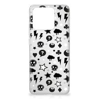 Silicone Back Case Xiaomi Redmi 10C Silver Punk