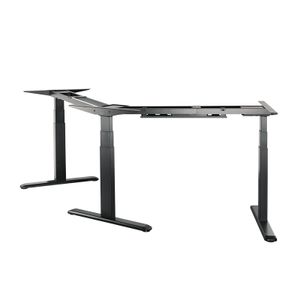 LogiLink Zit-sta-bureauframe Elektrisch in hoogte verstelbaar, Ergonomisch Hoogte: 920 tot 1280 mm (b x d) 1815 mm x 620 mm Zwart EO0017 EO0017