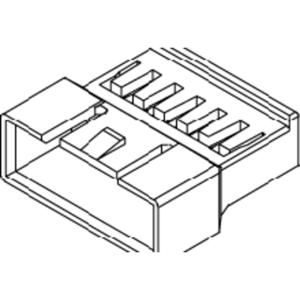 Molex 351840400 Male behuizing (kabel) Inhoud: 1 stuk(s) Bulk