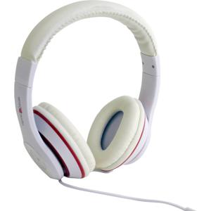 Gembird Los Angeles On Ear koptelefoon Kabel Wit Headset