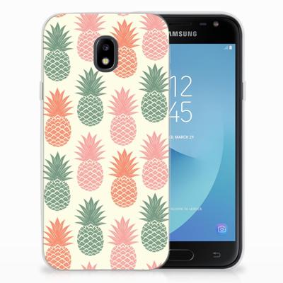Samsung Galaxy J3 2017 Siliconen Case Ananas Samsung Galaxy J3 2017 Siliconen Case Ananas