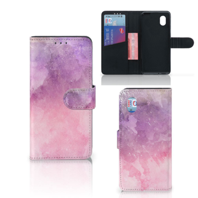 Hoesje Alcatel 1B (2020) Pink Purple Paint Hoesje Alcatel 1B (2020) Pink Purple Paint