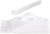 Fastech 800-010C klittenbandkabelbinders voor het scheren van hecht- en lusdeel (L x B) 110 mm x 11 mm wit 10