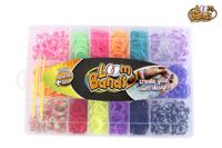 Loom Bands set met 1440 bandjes ass kleur 20x13.8x4 cm