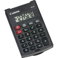 Canon AS-8 calculator Pocket Rekenmachine met display Grijs - thumbnail